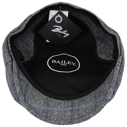 Bailey 1922 | Foster Wool Herringbone Plaid Earflap Newsboy Cap | 167209 | under | AVION