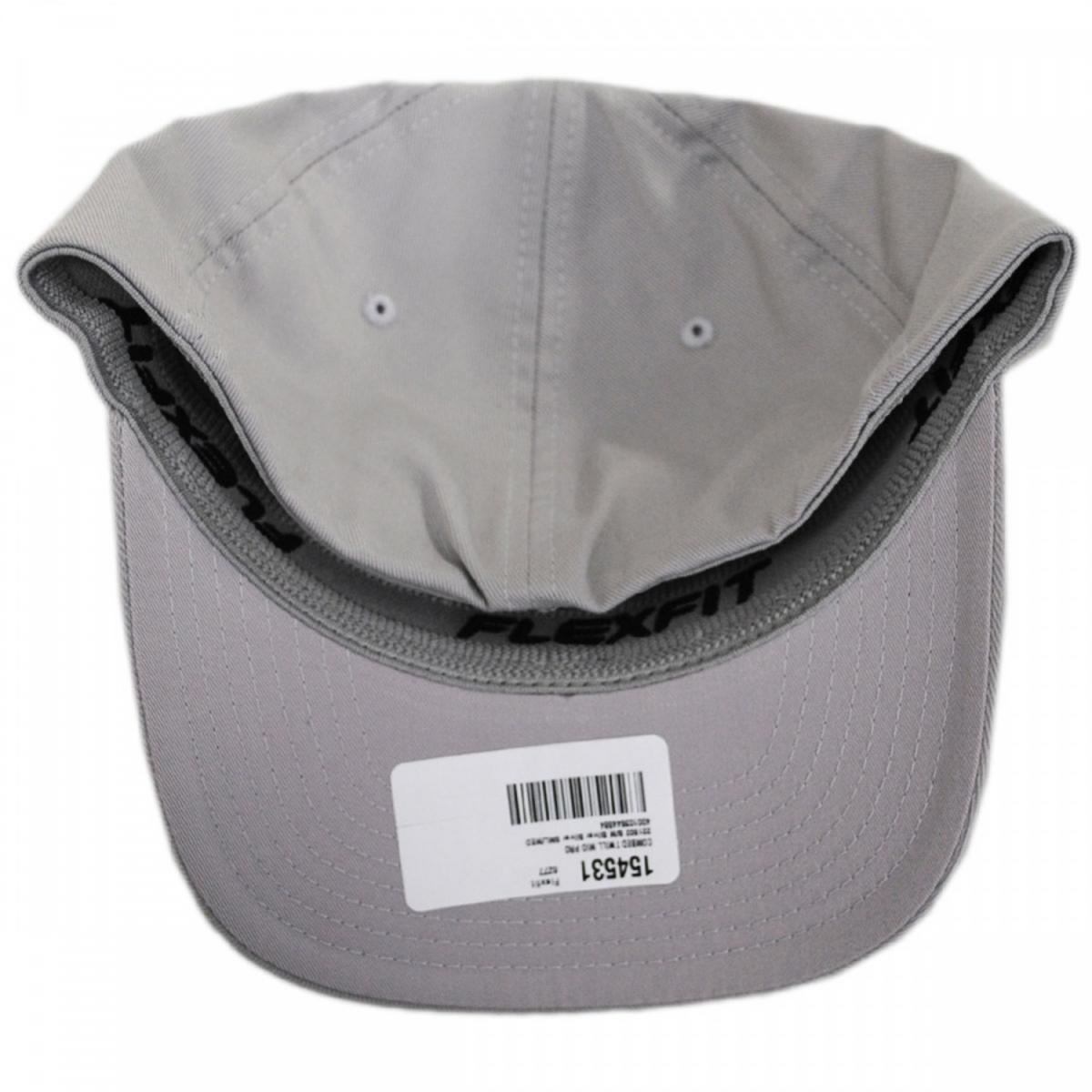 Flexfit | Combed Twill MidPro Flexfit Fitted Baseball Cap | 221502 | under | SILVER