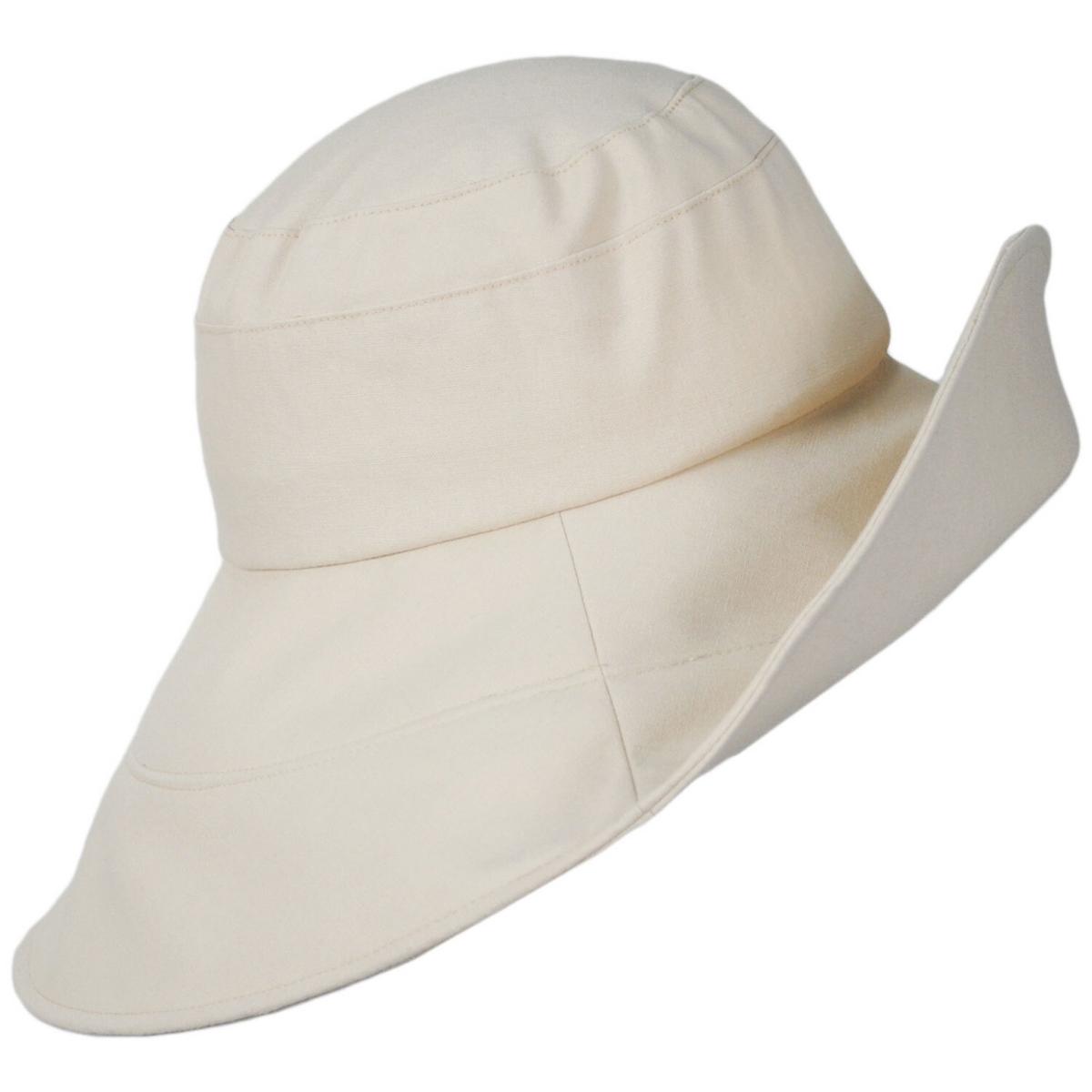 sur la tete | Monaco Linen Sun Hat | 109404 | profile | BEIGE
