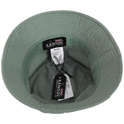 Kangol | Washed Cotton Bucket Hat - Spring Collection | 185701SS | under | SAGE GREEN