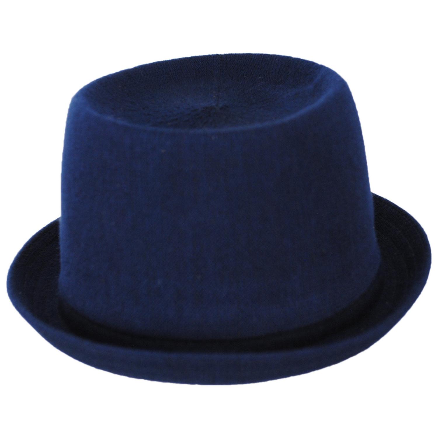 Kangol | Bamboo Mowbray Pork Pie Hat | 185744 | front | DARK BLUE