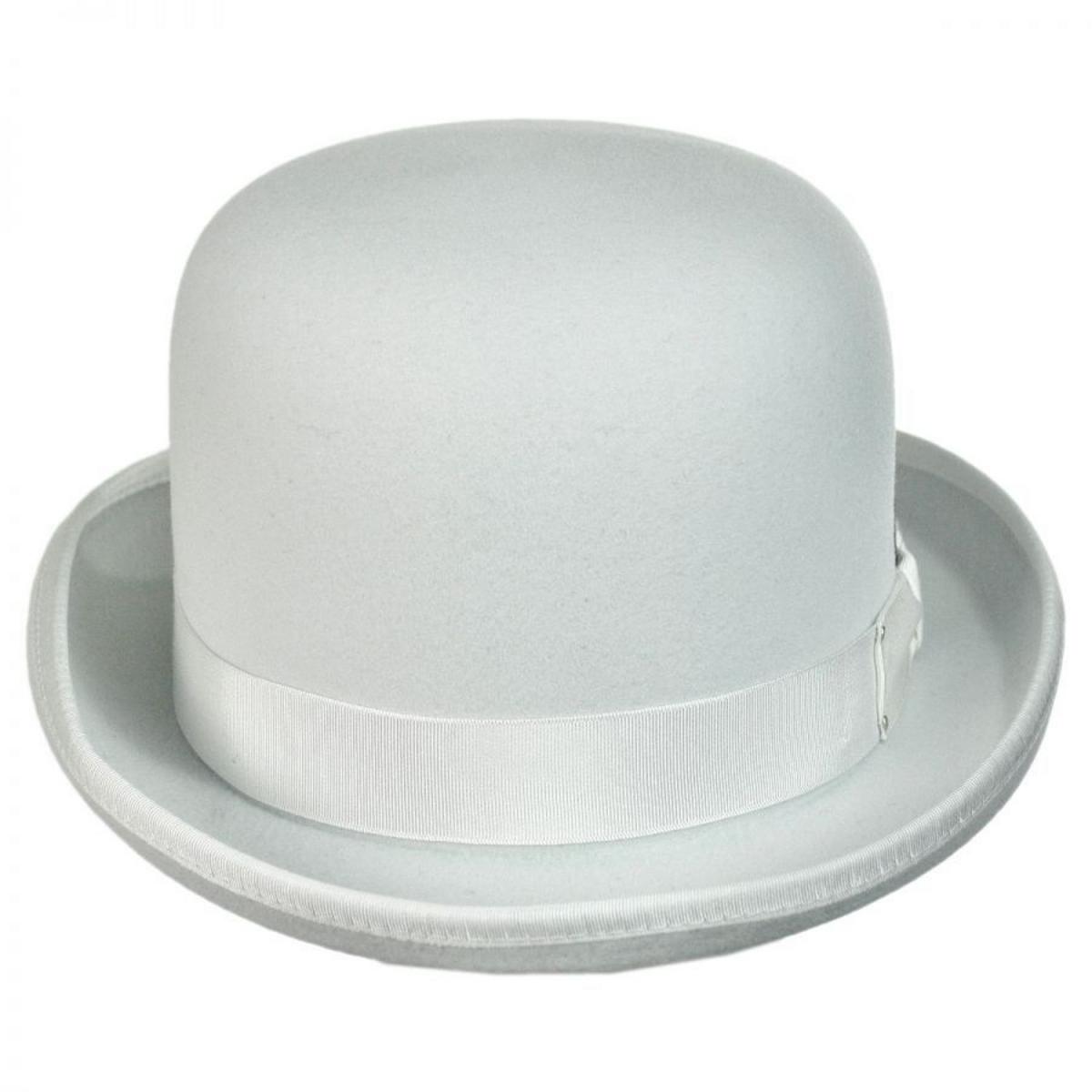 Bailey 1922 | Heritage Wool Felt Derby Hat | 130017 | profile | WHITE