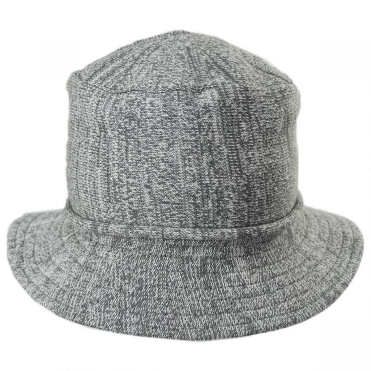 Parkhurst | Beach Cotton Knit Bucket Hat | 187151 | front | GRAPHITE TWIST
