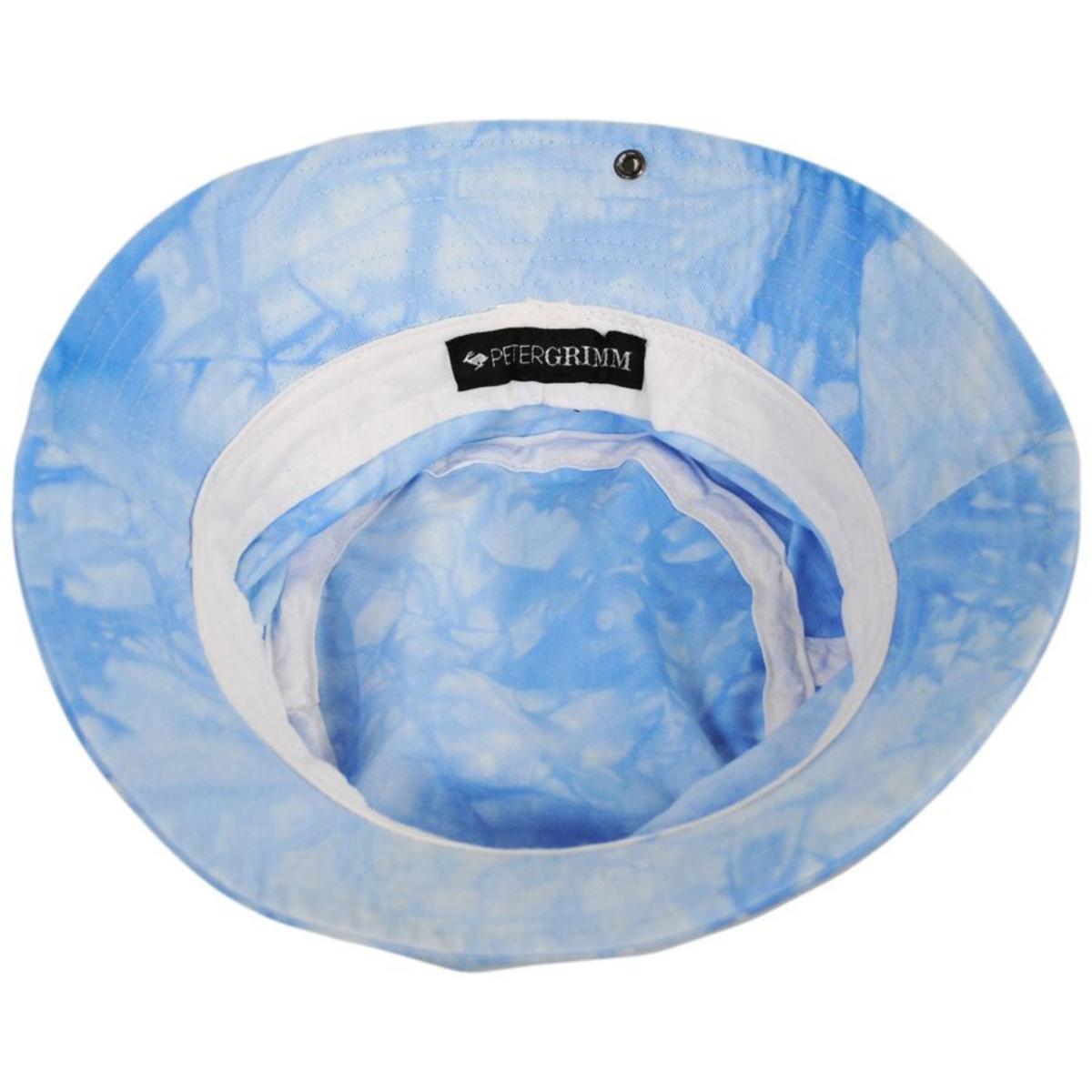 Peter Grimm | Reik Tonal Tie-Dye Cotton Bucket Hat | 187705 | under | BLUE