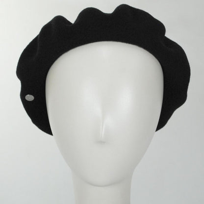 Heritage par Laulhere | Vrai Wool Basque Beret | 151052 | front | NOIR