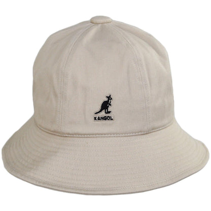 Kangol | Washed Cotton Casual Bucket Hat | 185804 | front | KHAKI