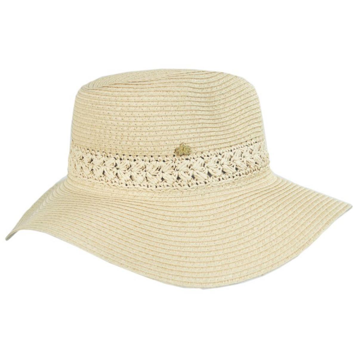 Cappelli | Melbourne Toyo Braid Fedora Hat | 101261 | profile | NATURAL