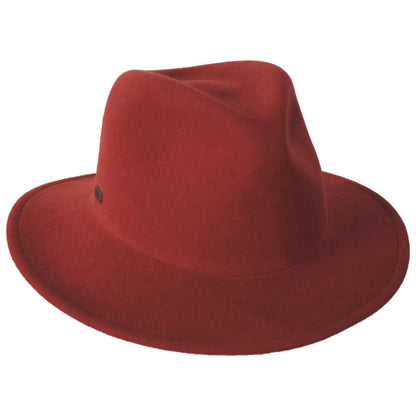 Betmar | Cali Wool LiteFelt Fedora Hat | 123174 | lead | PAPRIKA