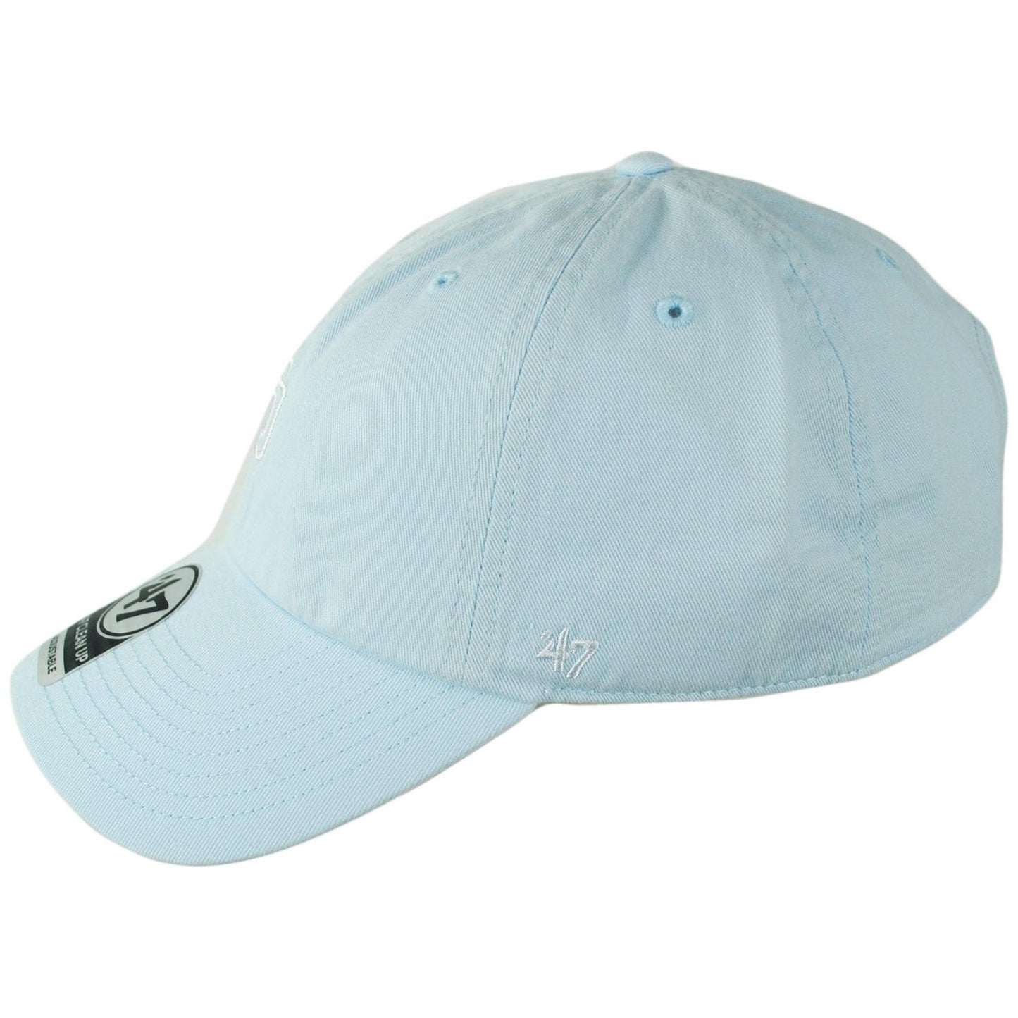 47 Brand | San Diego Padres MLB Base Runner Clean Up Strapback Baseball Cap Dad Hat | 204426 | profile | DIGITAL BLUE