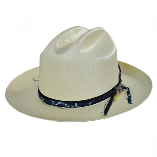 Stetson | Wildling Shantung Straw Open Road Western Hat | 126995 | lead | NATURAL