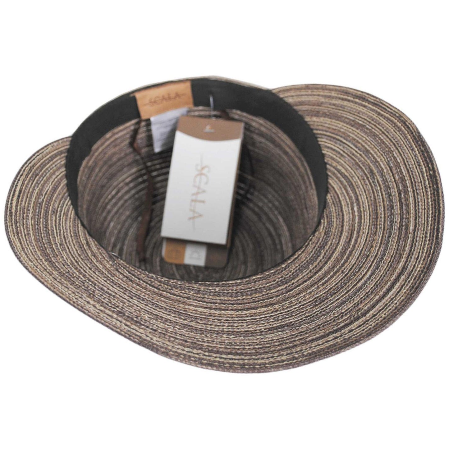 Scala | Teodora Poly Braid Facesaver Cap | 101567 | under | BROWN