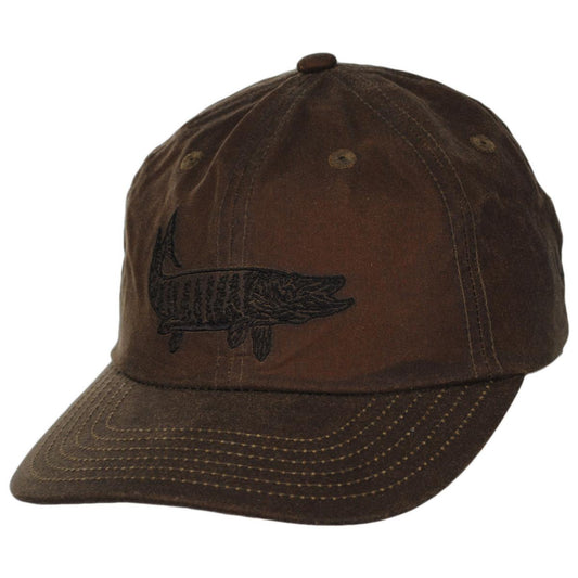 BRIXTON HATS | Muskie Weather Guard Waxed Cotton Netplus Strapback Baseball Cap | 201861 | lead | COPPER