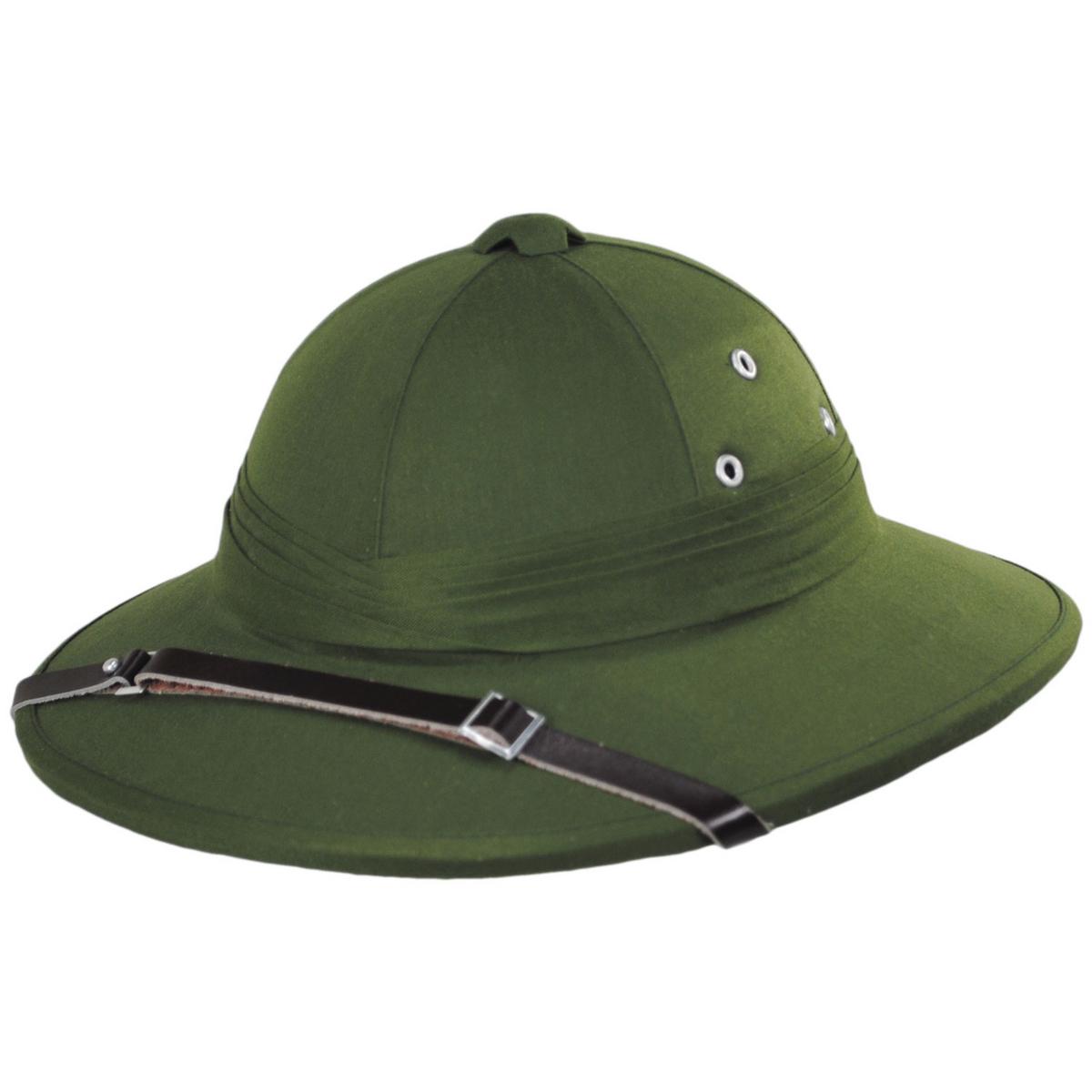 Village Hat Shop | Wholesale French Pith Helmet B2B Pre-Pack | B2B155800 | lead | OLIVE GREEN