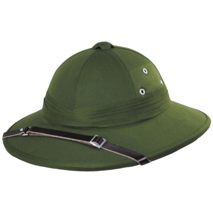 Village Hat Shop | Wholesale French Pith Helmet B2B Pre-Pack - Olive Green | B2B155800OG | lead | OLIVE GREEN