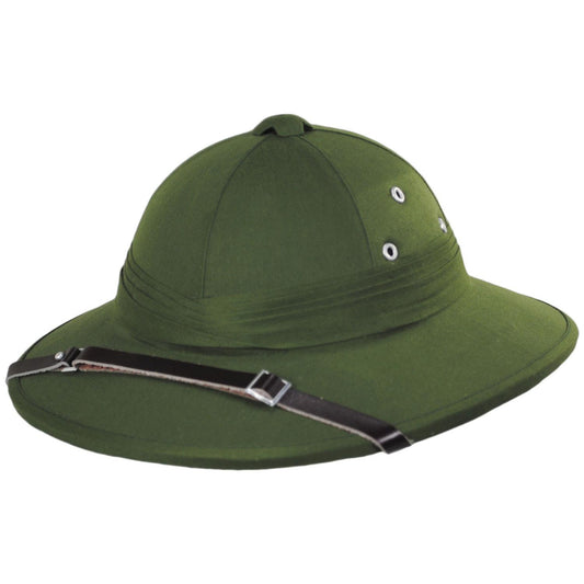 Village Hat Shop | Wholesale French Pith Helmet B2B Pre-Pack - Olive Green | B2B155800OG | lead | OLIVE GREEN