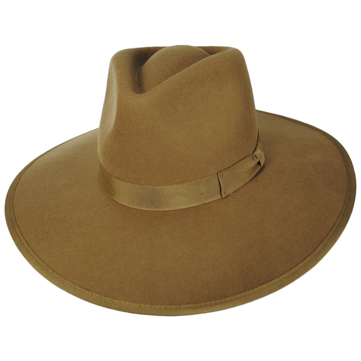 BRIXTON HATS | Jo Wool Felt Rancher Fedora Hat