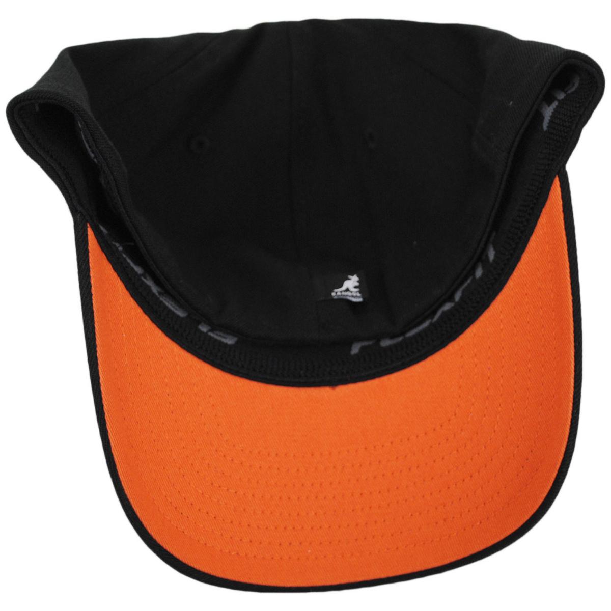 Kangol | Logo Wool FlexFit Fitted Baseball Cap | 201104 | under | BELUGA BLACK