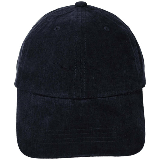Dorfman Pacific | Washed Cotton Baseball Cap Dad Hat | 200188 | front | BLACK