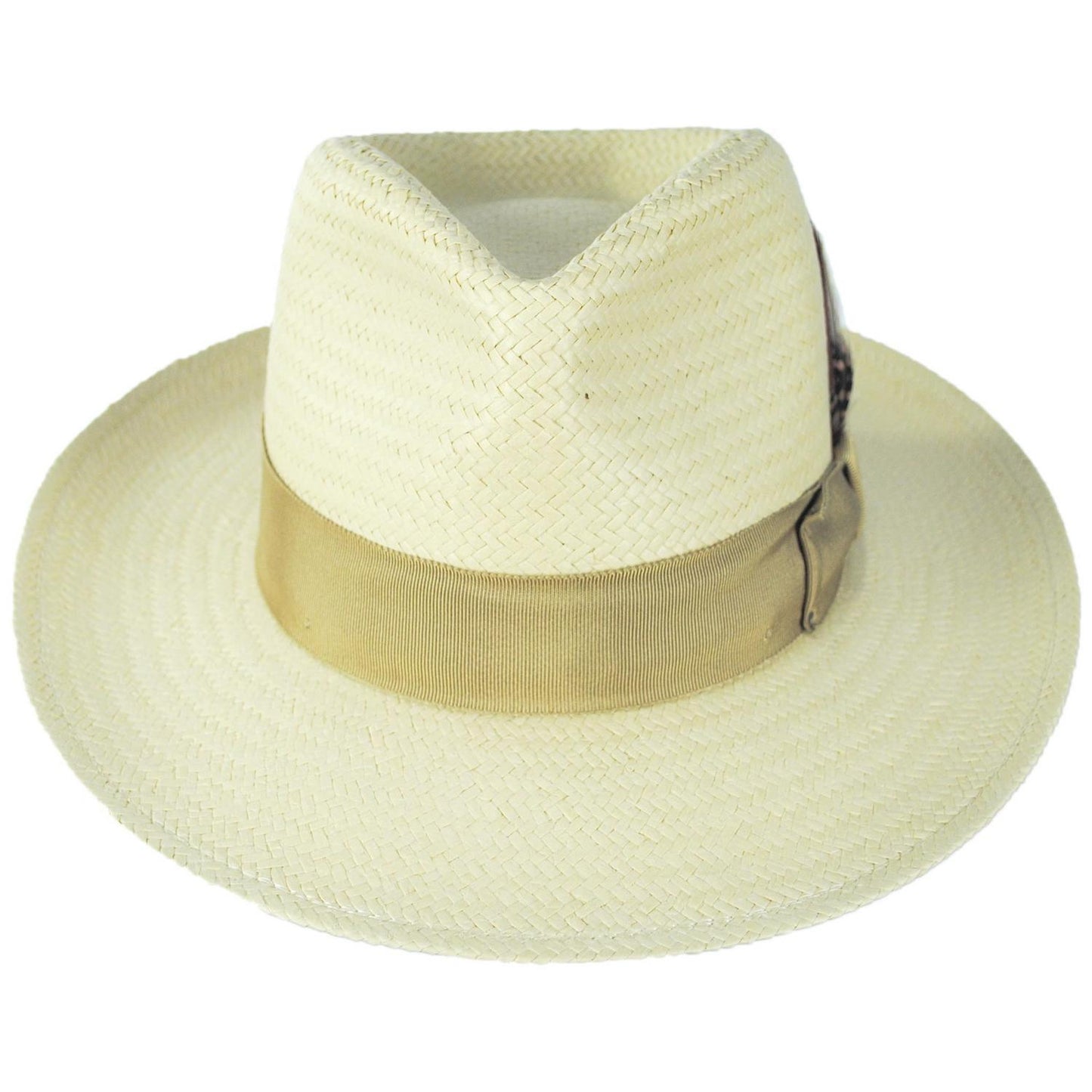Bailey 1922 | Fedora Sun Raindura Straw Fedora Hat | 127940 | front | TAN