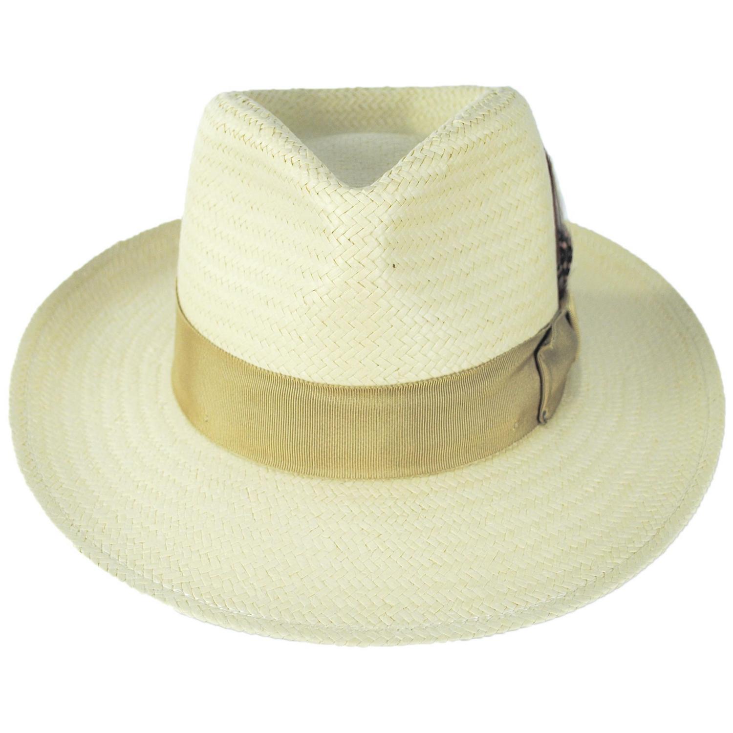 Bailey 1922 | Fedora Sun Raindura Straw Fedora Hat | 127940 | front | TAN