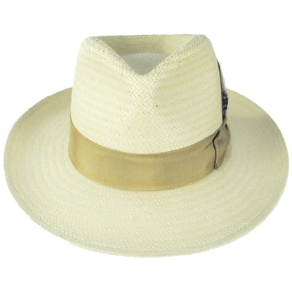 Bailey 1922 | Fedora Sun Raindura Straw Fedora Hat | 127940 | front | TAN