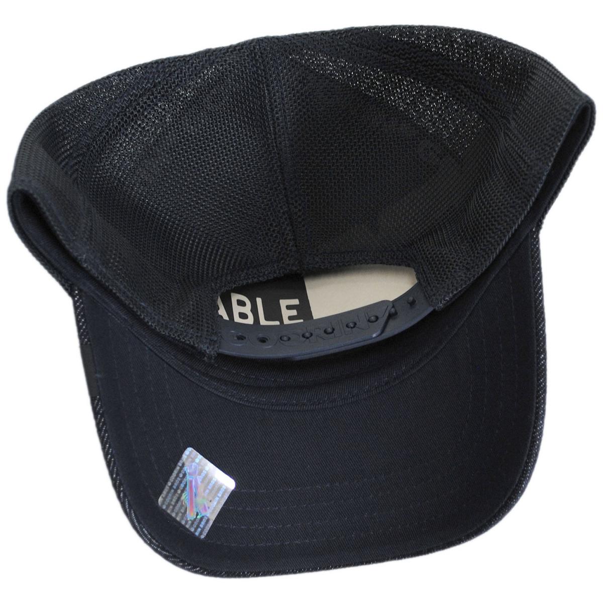 Goorin Bros | Dead Denim Mesh Trucker Snapback Baseball Cap | 200736 | under | DARK DENIM