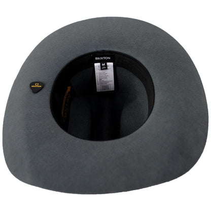 BRIXTON HATS | Laredo Weather Guard Wool Felt Cowboy Hat | 135671 | under | ASPHALT
