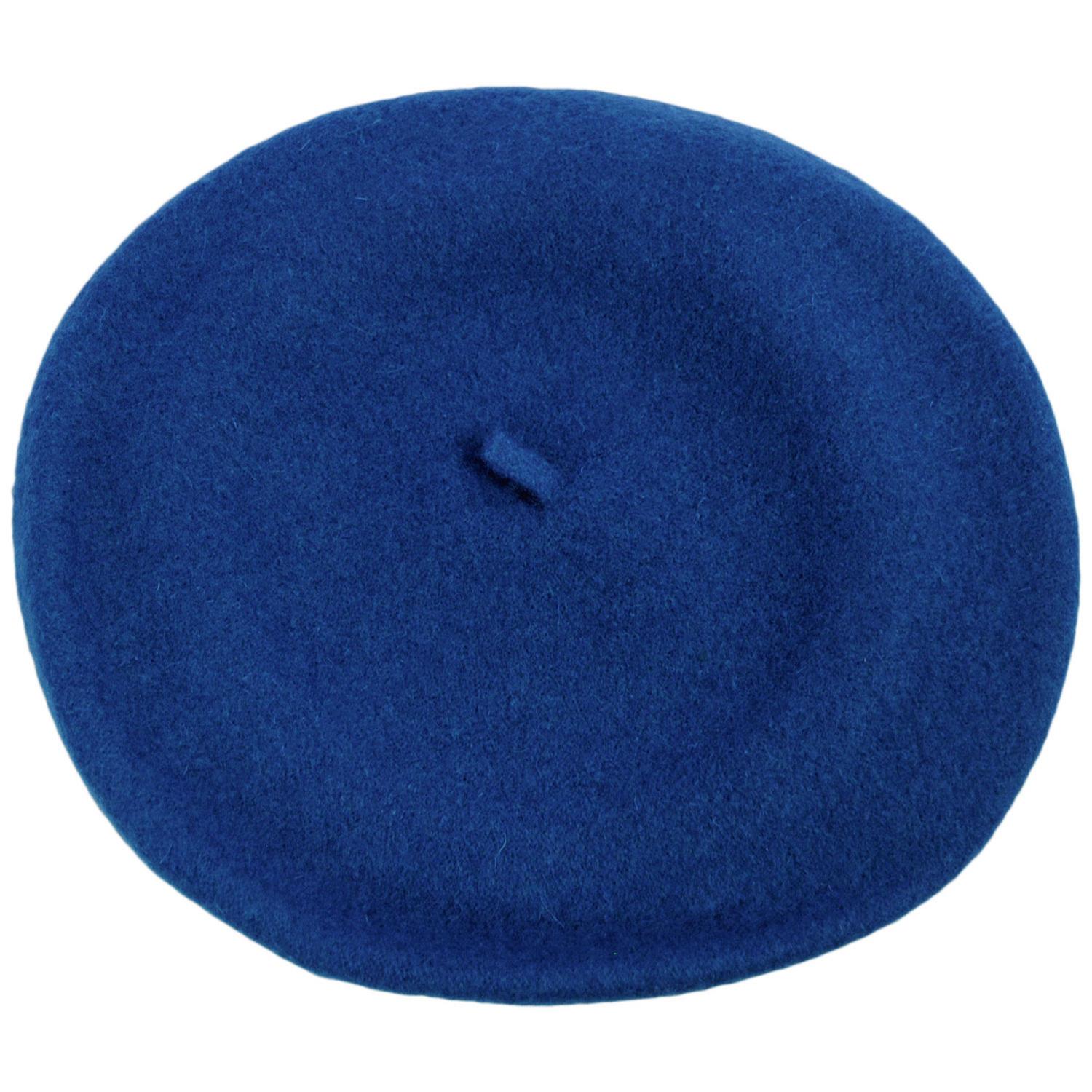Village Hat Shop | Wool Fashion Beret | 152500 | top | BLUE