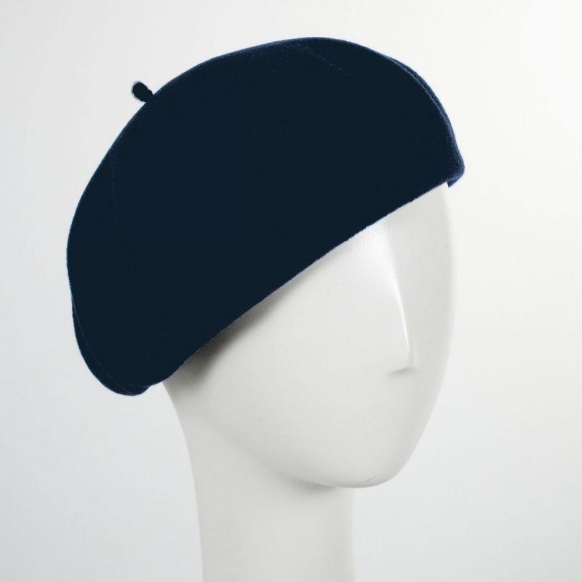 Hoquy | Hoquy Wool Basque Beret | 151050 | profile | MARINE