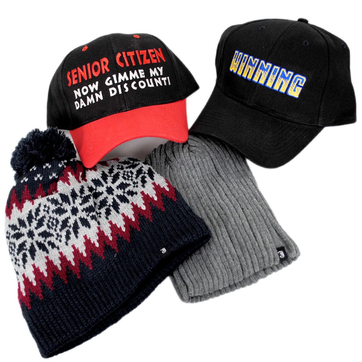 Village Hat Shop | Beanies and Baseball Caps Pack | ZPBEANIES | lead | ASSORTED