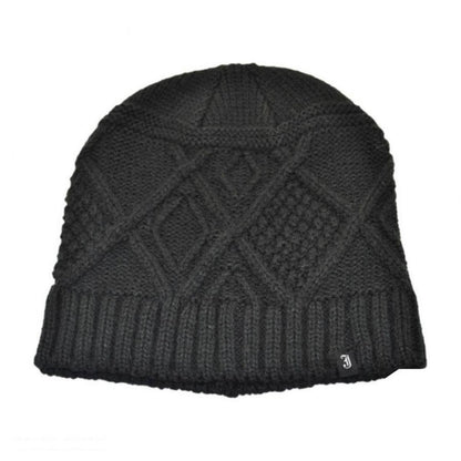 Jaxon Hats | Kensington Knit Beanie Hat | 502910 | lead | BLACK