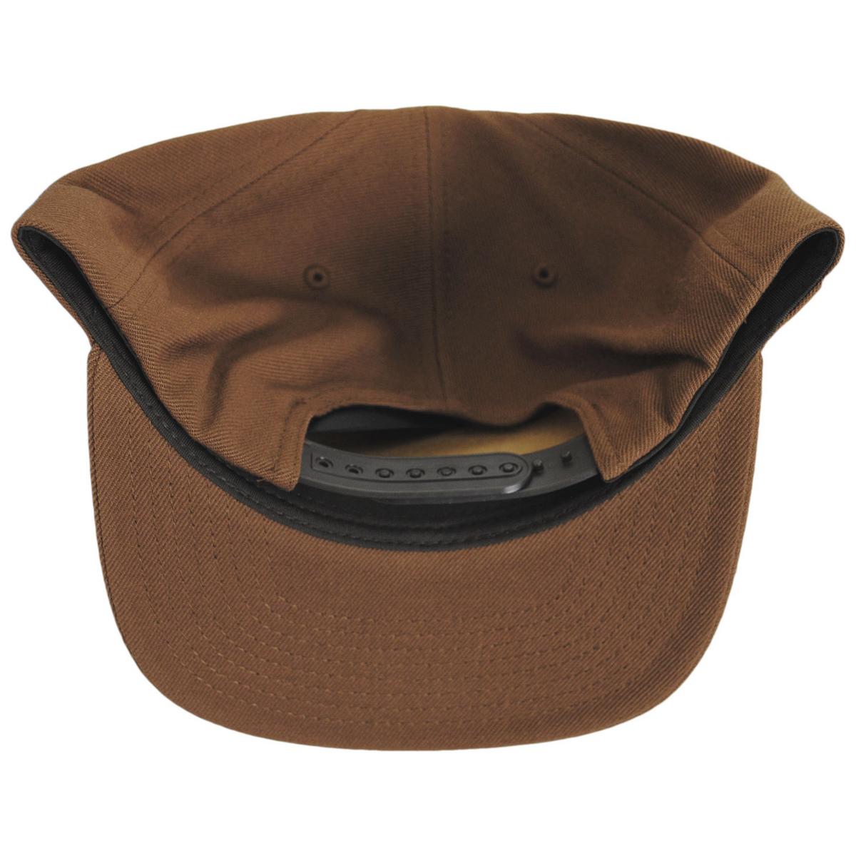 BRIXTON HATS | Oath III Snapback Baseball Cap | 201713 | under | PINECONE BROWN
