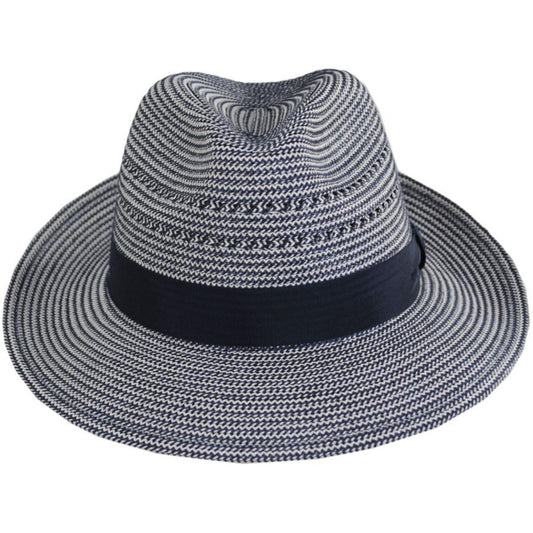 Bailey 1922 | Eli Vented Poly Straw Fedora Hat | 127751 | front | AVION