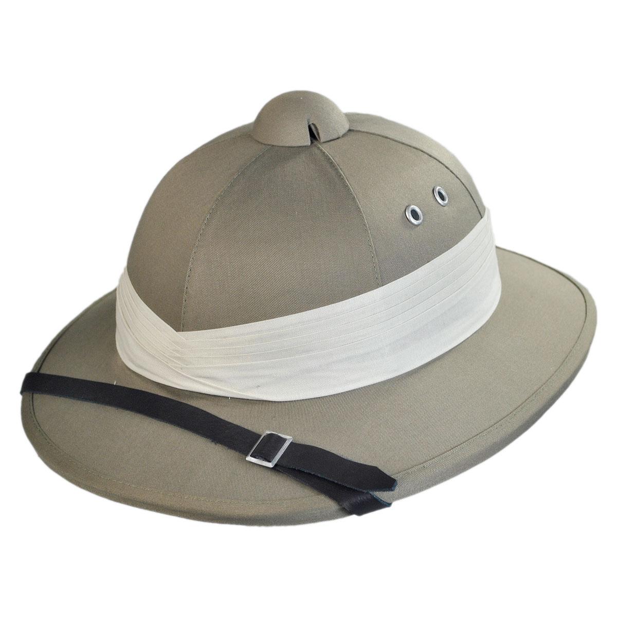 Village Hat Shop | African Safari Pith Helmet | 155818 | lead | KHAKI