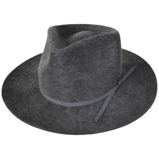 Bailey 1922 | Runnel Wool Felt Fedora Hat | 130319 | lead | SLATE MIX
