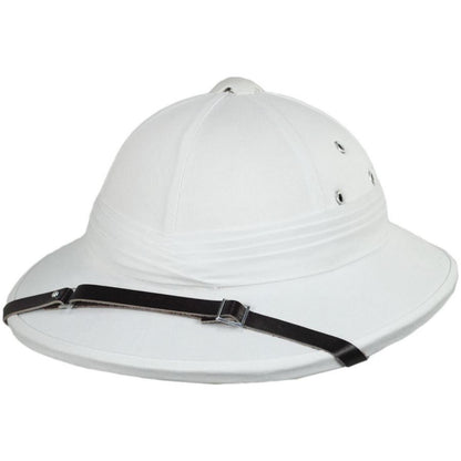 Village Hat Shop | French Pith Helmet - White | 155800W | lead | WHITE
