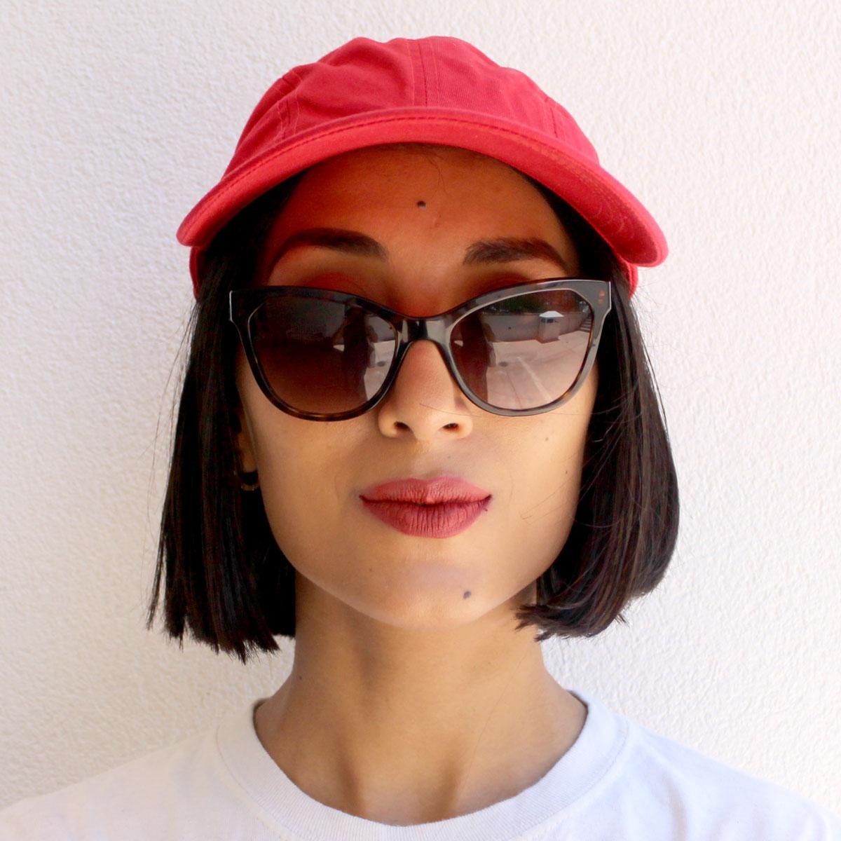 Village Hat Shop | VHS Long Bill Adjustable Baseball Cap | 222440 | lsftwo | RED