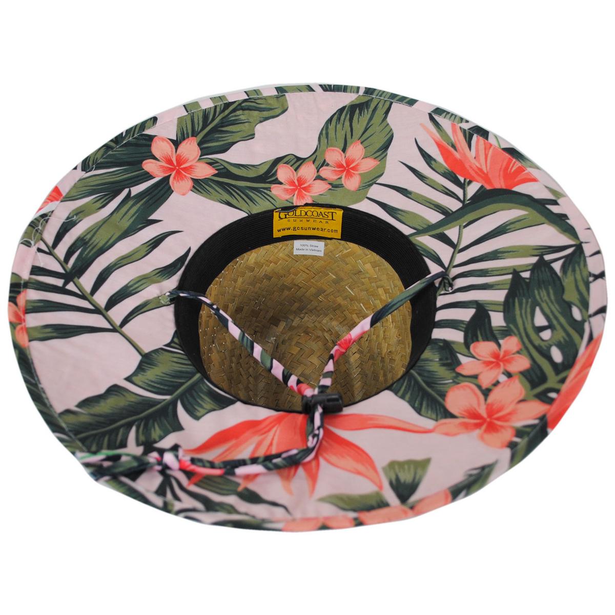 Peter Grimm | Kenny Green Leaf Straw Lifeguard Hat | 127211 | under | NATURAL
