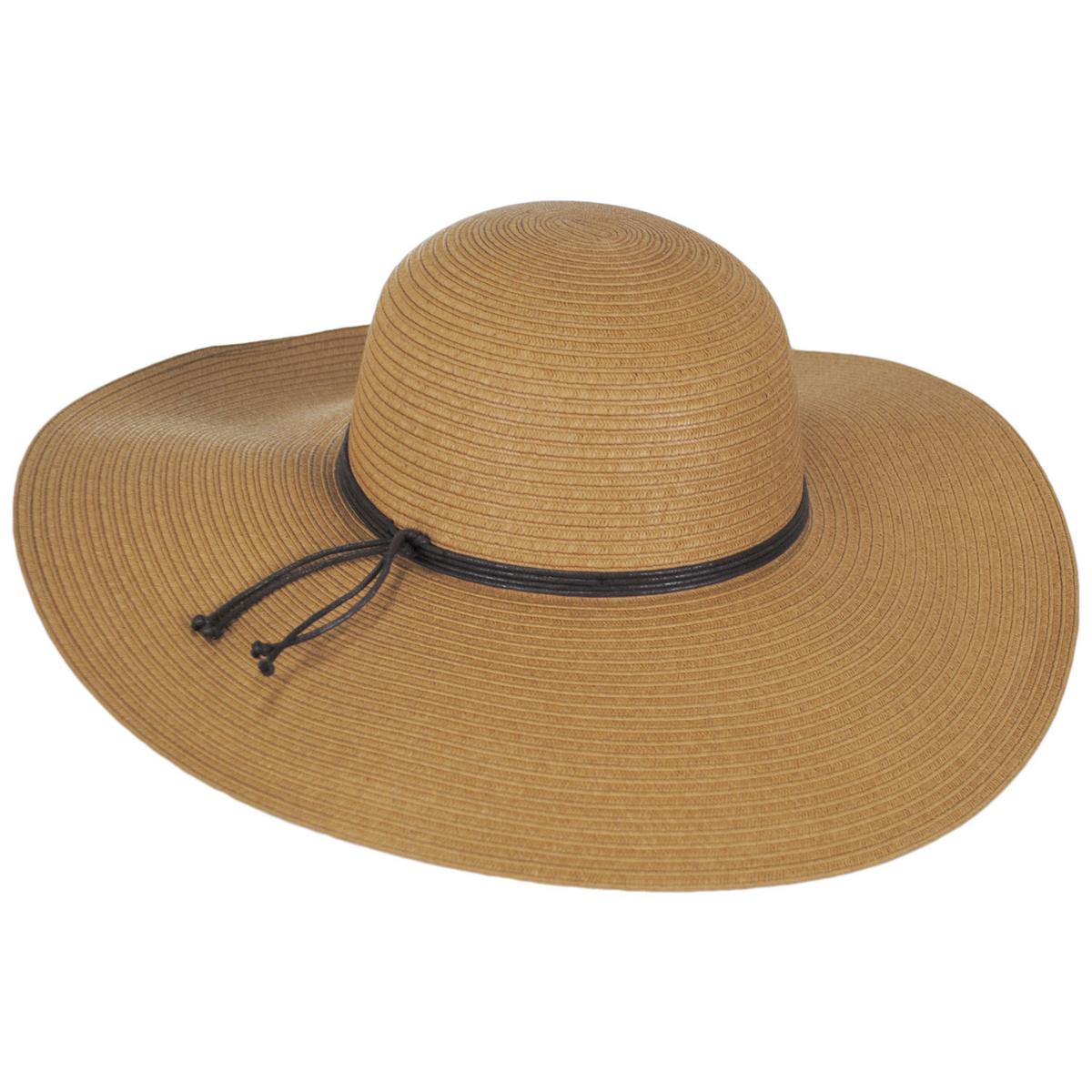 Bigalli | Floppy Summer Toyo Braid Swinger Sun Hat | 104710 | lead | BEIGE