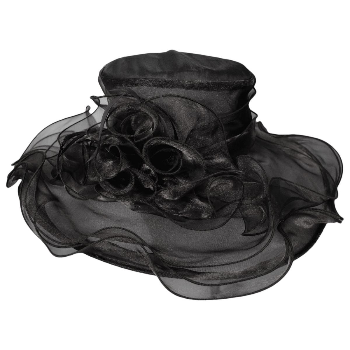 Jeanne Simmons | Iridescent Organza Boater Hat