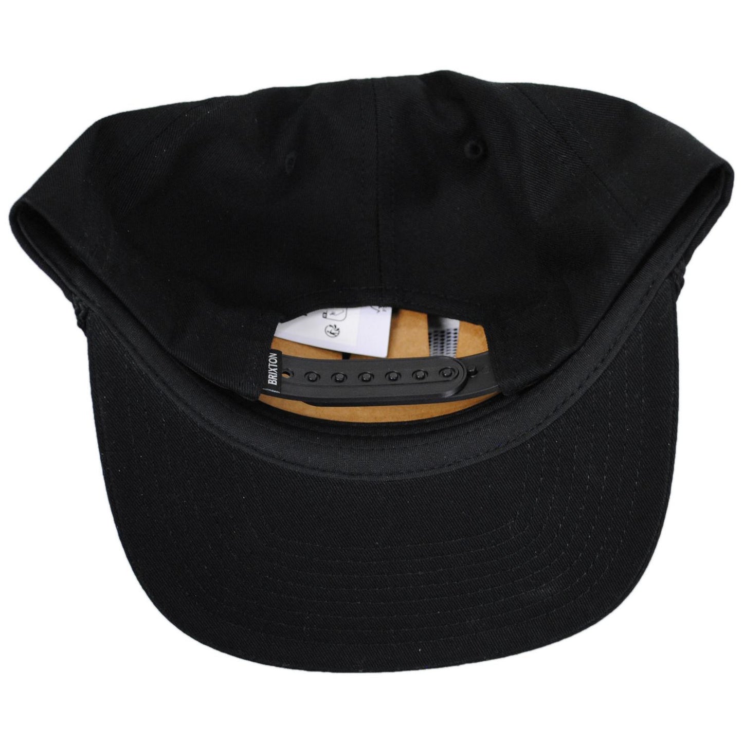 BRIXTON HATS | Morado MP Snapback Baseball Cap | 201727 | under | BLACK