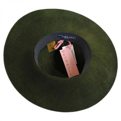 Betmar | Hannah Wool LiteFelt Floppy Hat | 123197 | under | OLIVE GREEN