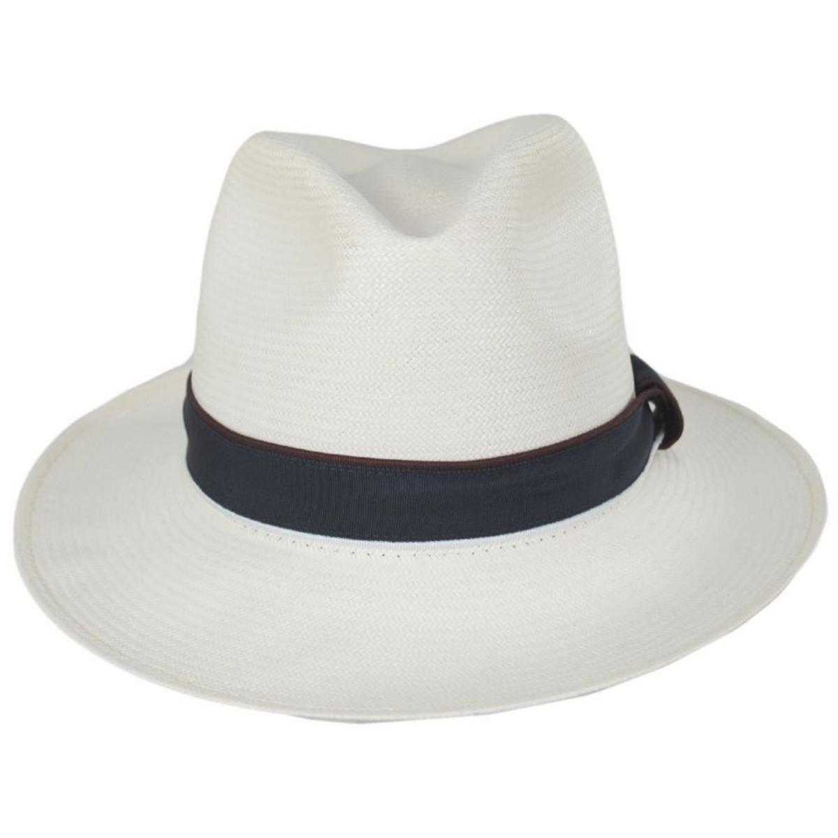 Bailey 1922 | Relik Shantung Straw Fedora Hat | 127770 | front | NATURAL
