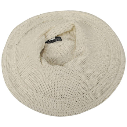 San Diego Hat Company | Bali Cotton Crochet Sun Hat  | 108934 | under | NATURAL