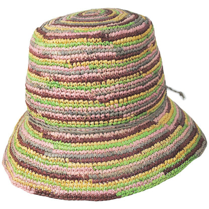 San Diego Hat Company | Iris Raffia Straw Bucket Hat | 103689 | lead | BRIGHTS
