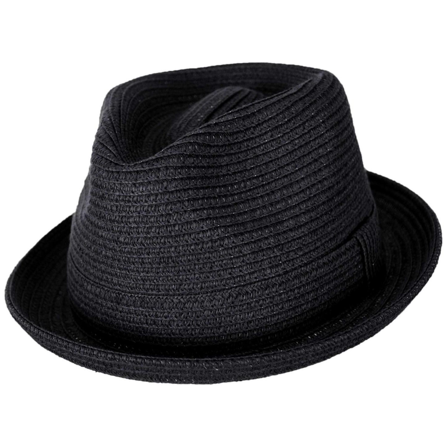 Bailey 1922 | Billy Braided Toyo Straw Fedora Hat - Classic Colors | 127843 | lead | BLACK