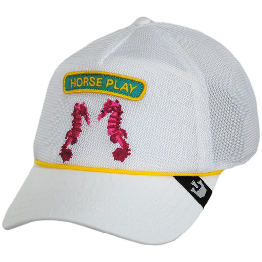 Goorin Bros | Seahorse Play Mesh Trucker Snapback Baseball Cap | 200710 | lead | WHITE