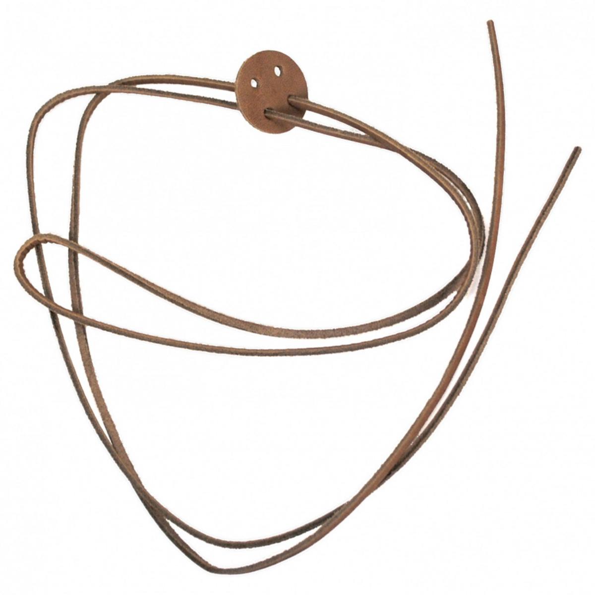 SunBody Hats | Leather Stampede String Chin Strap | 602615 | lead | BROWN