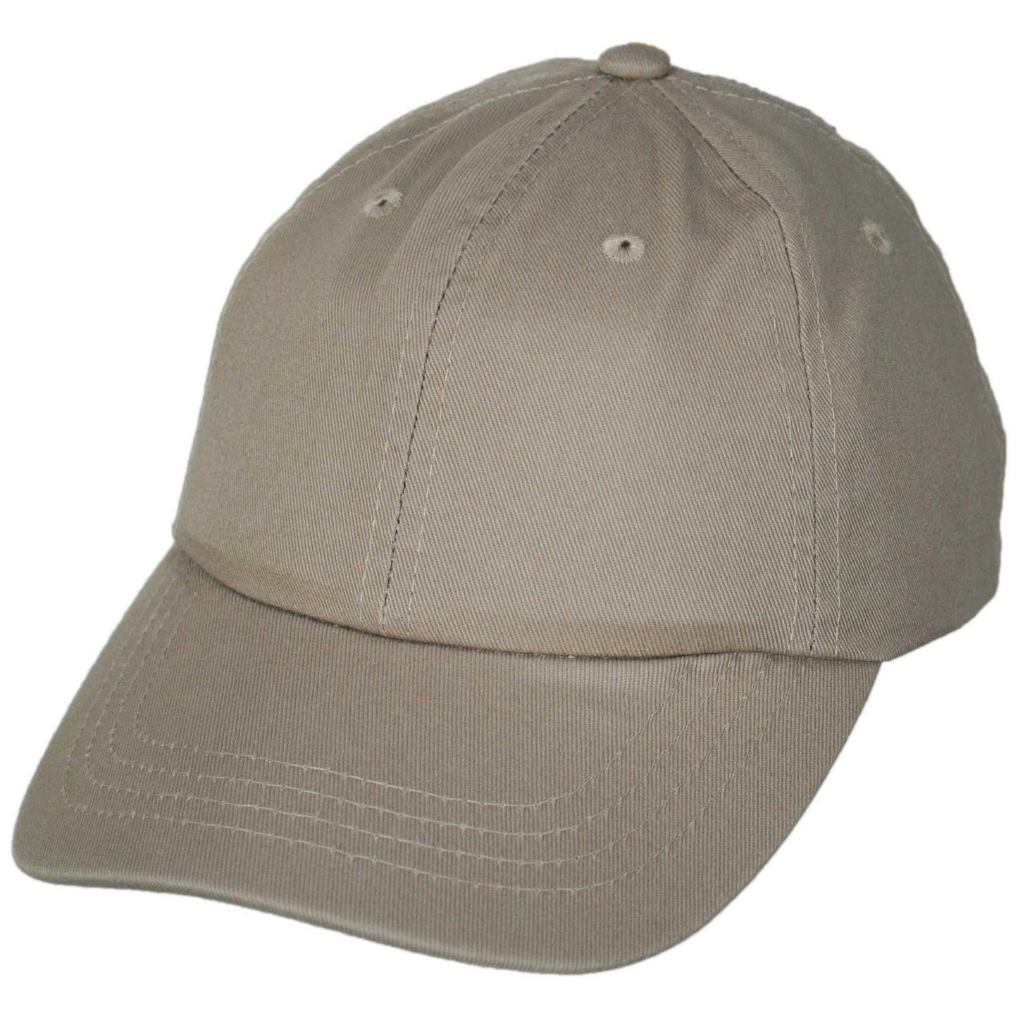 Scala | Kid's Cotton LoPro Baseball Cap Dad Hat | 508395 | lead | KHAKI
