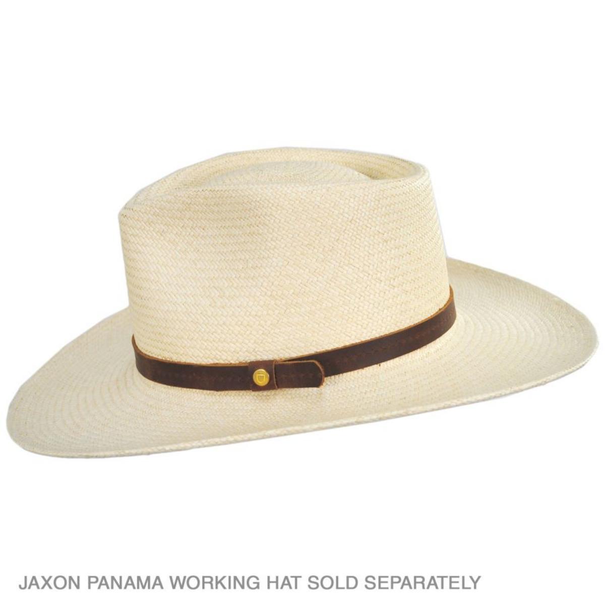 BRIXTON HATS | Shield Star Debossed Vegan Leather Hat Band | 601108 | profile | BROWN